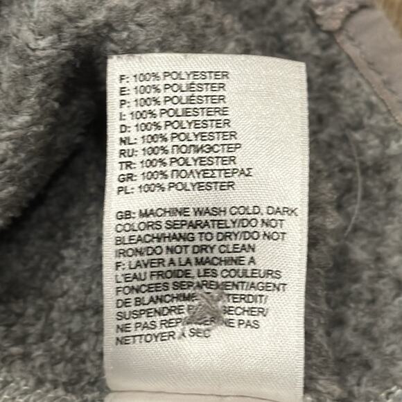 The North Face Women's Quarter Zip & Button Pullover Sweater Gray Heather Size S - Picture 6 of 8